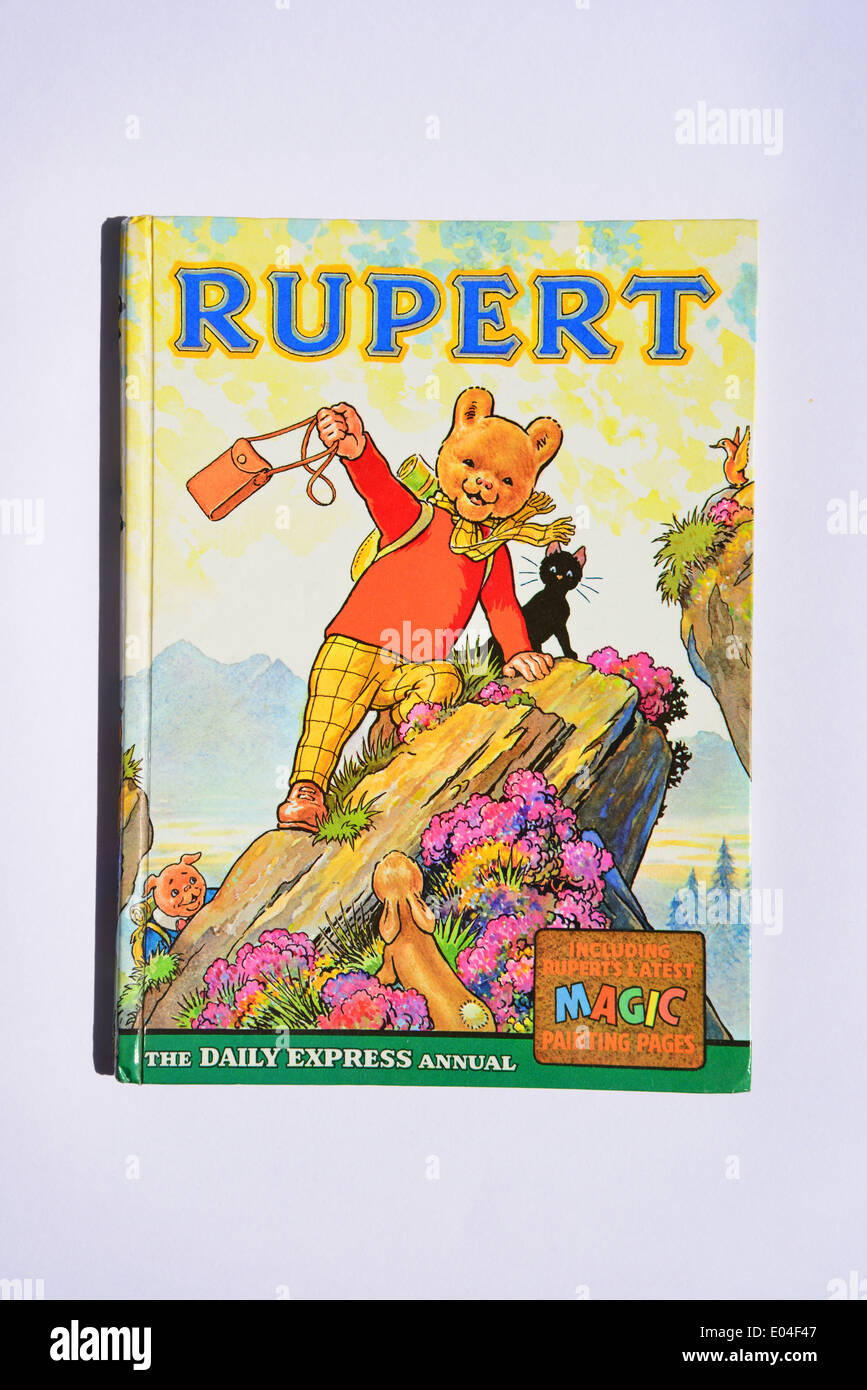 Daily Express Rupert Bear No29.1964 annuel, Surrey, Angleterre, Royaume-Uni Banque D'Images