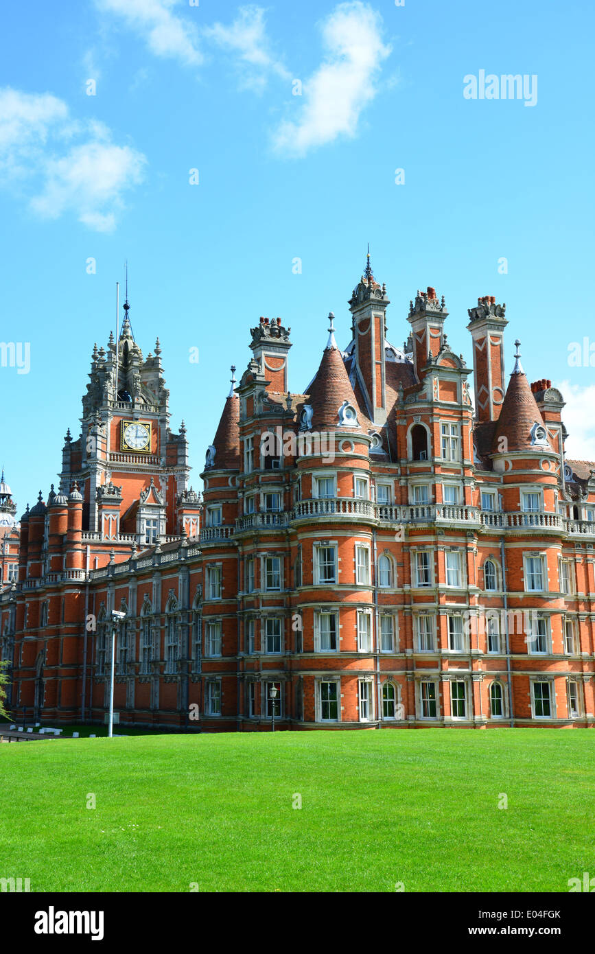 Le Batiment Du Fondateur Royal Holloway Universite De Londres Egham Surrey Angleterre Royaume Uni Photo Stock Alamy