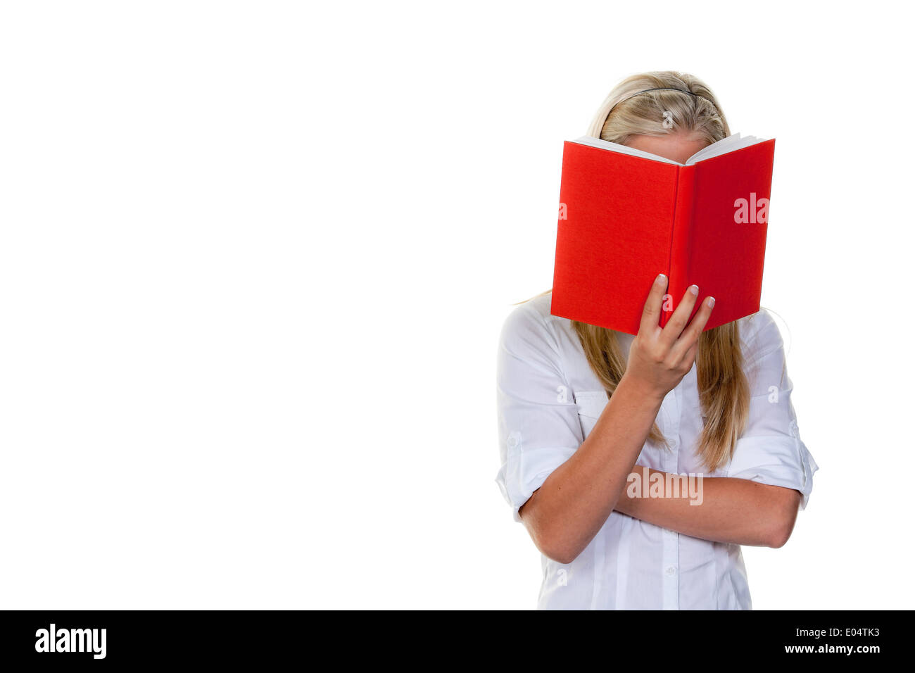 Bell-boy lors de la lecture d'un livre :, Junge beim Lesen von einem Buch : Banque D'Images