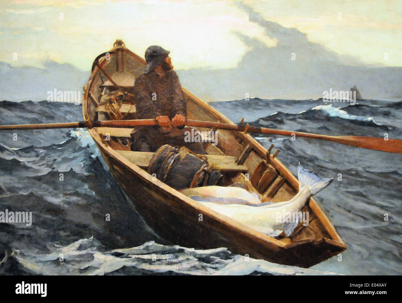 Winslow Homer l'avertissement de brouillard Banque D'Images