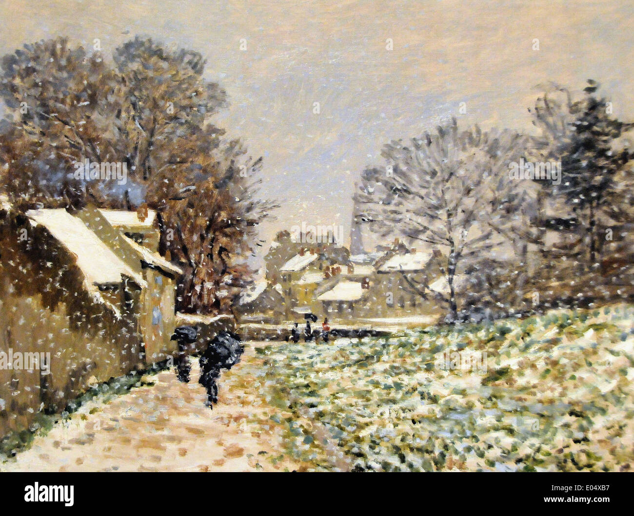 Monet Argenteuil Neige Banque De Photographies Et D images Haute monet-argenteuil-neige-banque-de-photographies-et-d-images-haute