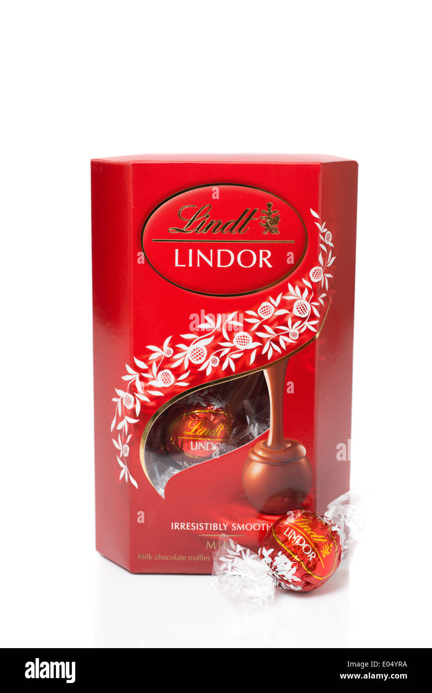 Illustration Lindt Lindor produit éditorial shot Banque D'Images