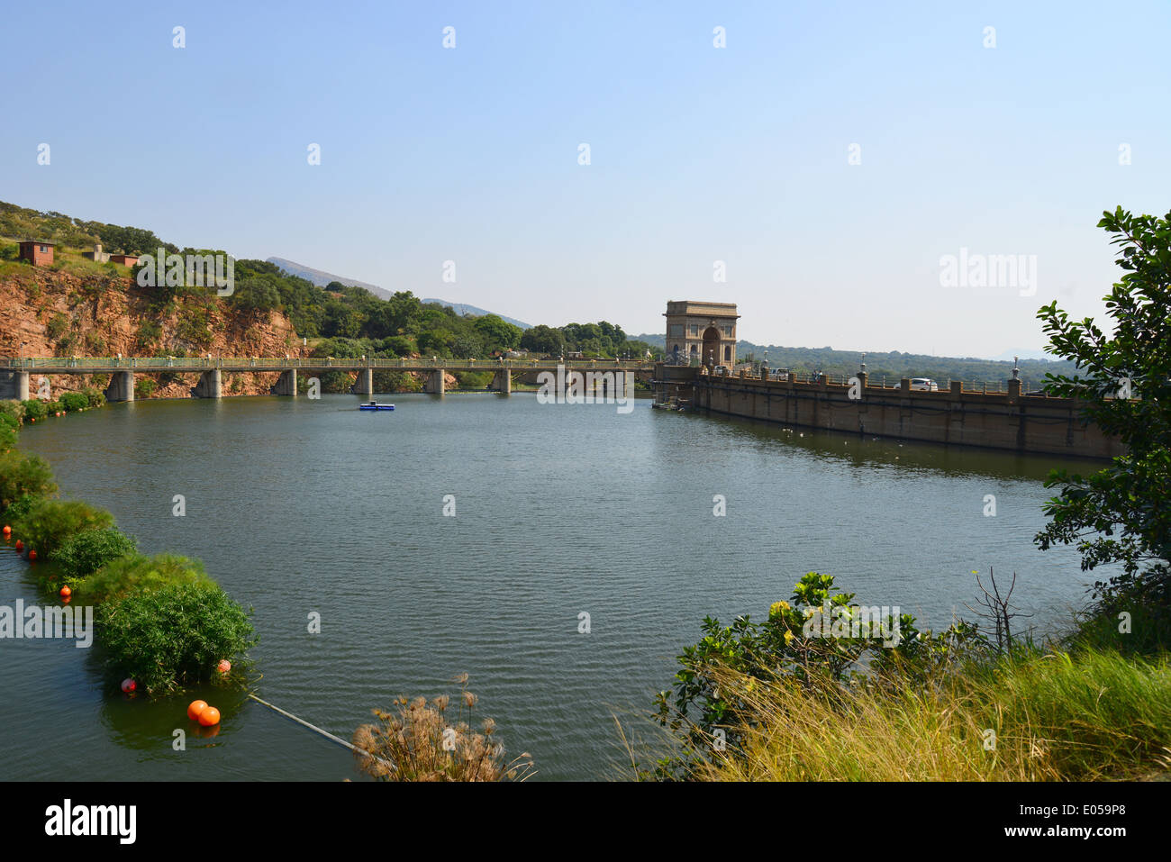 Hartbeespoort Hartbeespoort,, Province du Nord Ouest de la République d Afrique du Sud Banque D'Images
