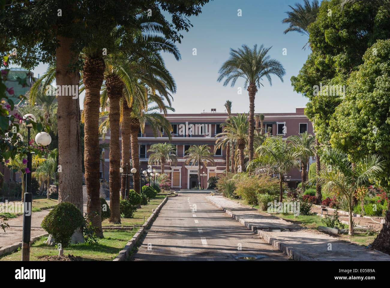 Old Cataract - en rénovation 2009/2010, Aswan, Égypte Banque D'Images