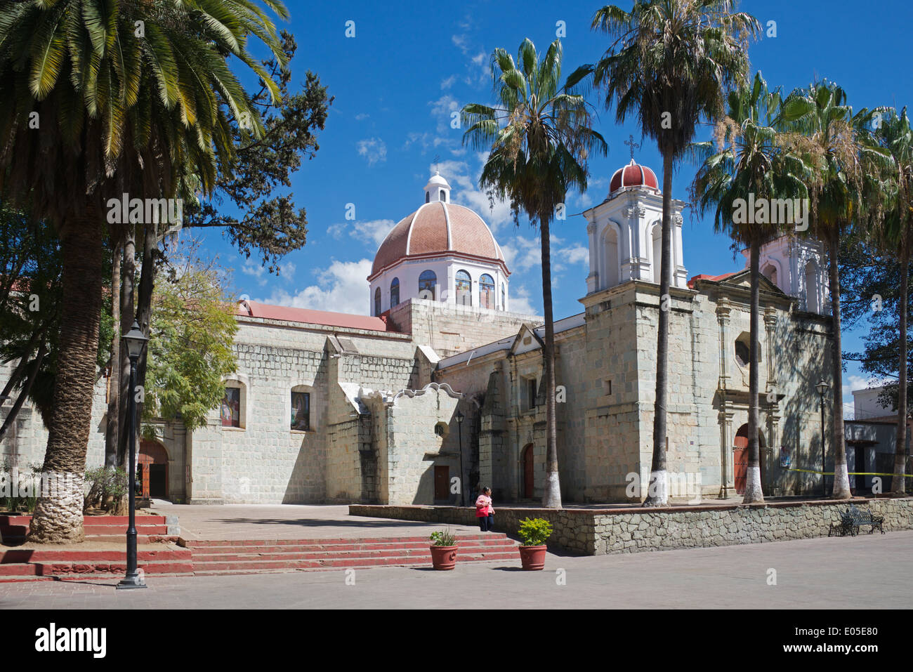 Église Guadalupe Llano Park la ville d'Oaxaca au Mexique Banque D'Images