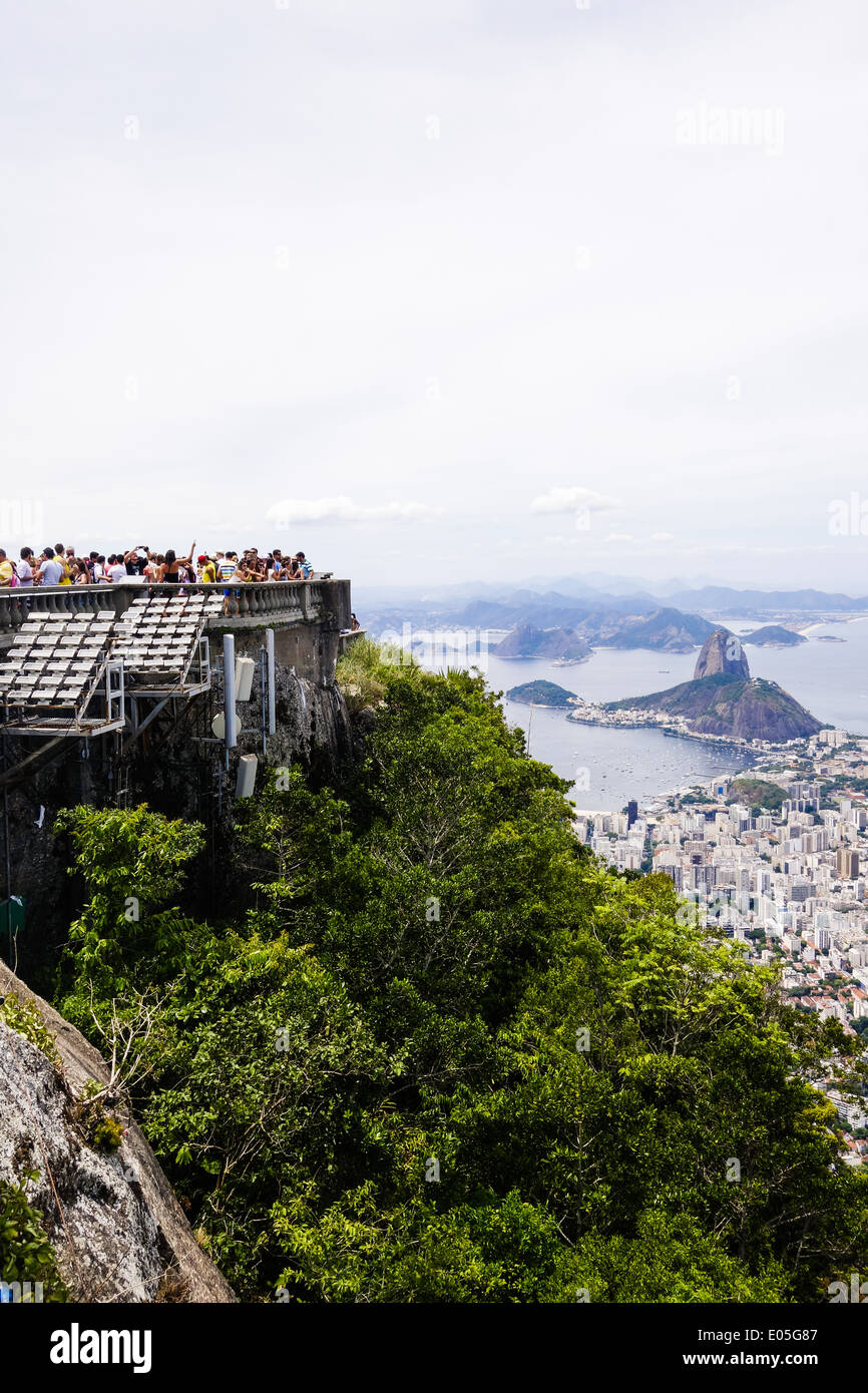Botafogo, Rio de Janeiro, pain de sucre, le Brésil Banque D'Images