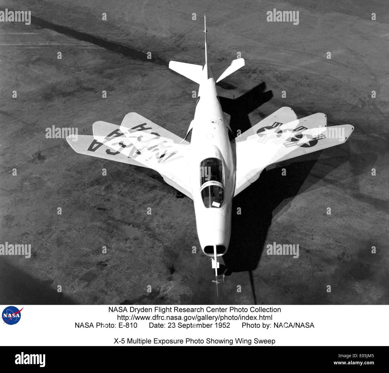E-810 désigne une mission historique de la NASA ou une désignation d'engin spatial, liée à des recherches spatiales antérieures. Banque D'Images