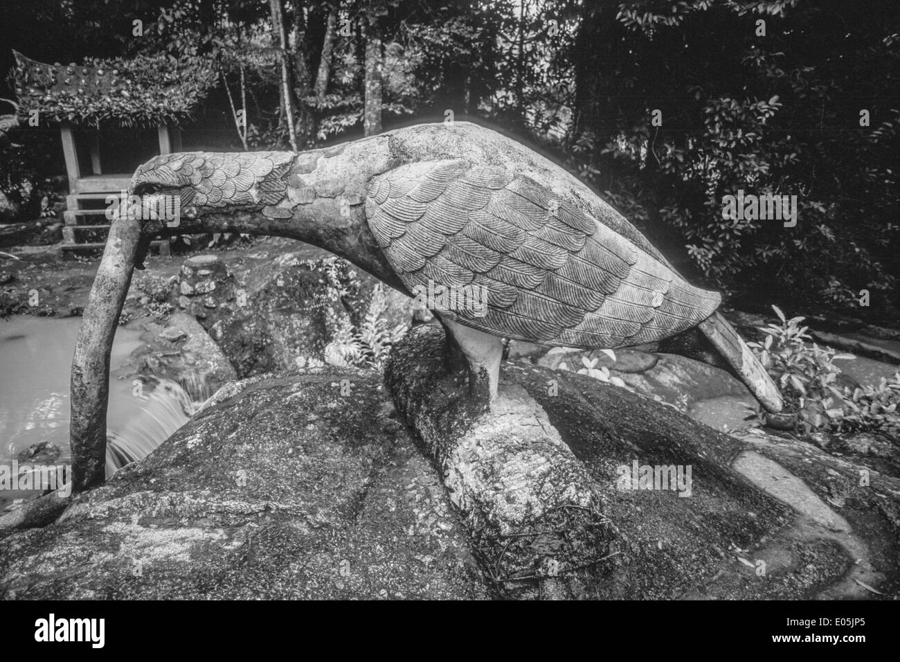Sculpture en pierre à Koh Samui Banque D'Images