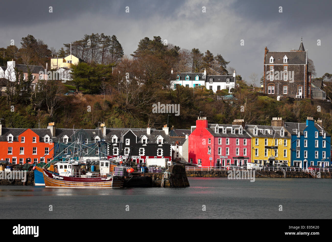 La baie de Tobermory, Isle of Mull Ecosse Banque D'Images