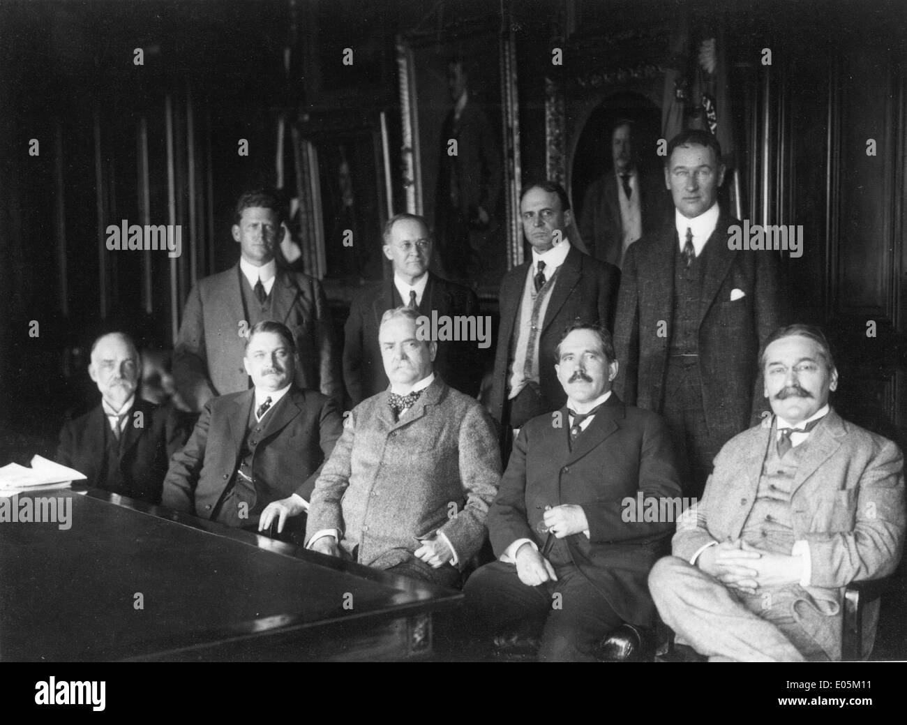 Première réunion du CCNTA en 1915 Banque D'Images