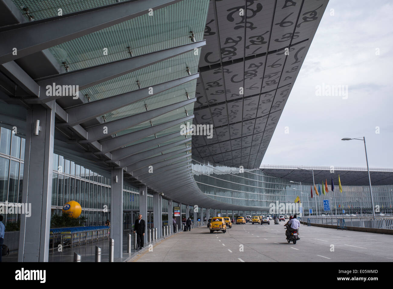 Netaji Subhas Chandra Bose, l'aéroport international de Kolkata (Calcutta), Inde Banque D'Images