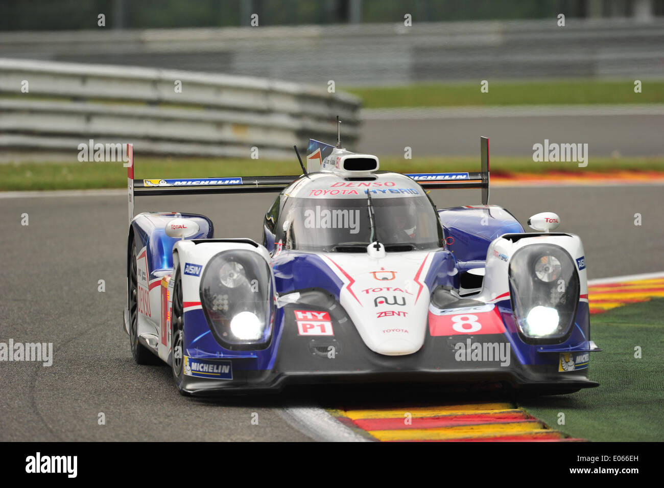 02-03.05,2014. Spa, Belgique. 6-Heures WEC endurance championship course automobile. # 8 TOYOTA RACING (JPN) TOYOTA TS 040 HYBRID ANTHONY DAVIDSON (GBR) Nicolas Lapierre (FRA) Sébastien Buemi (CHE) Banque D'Images