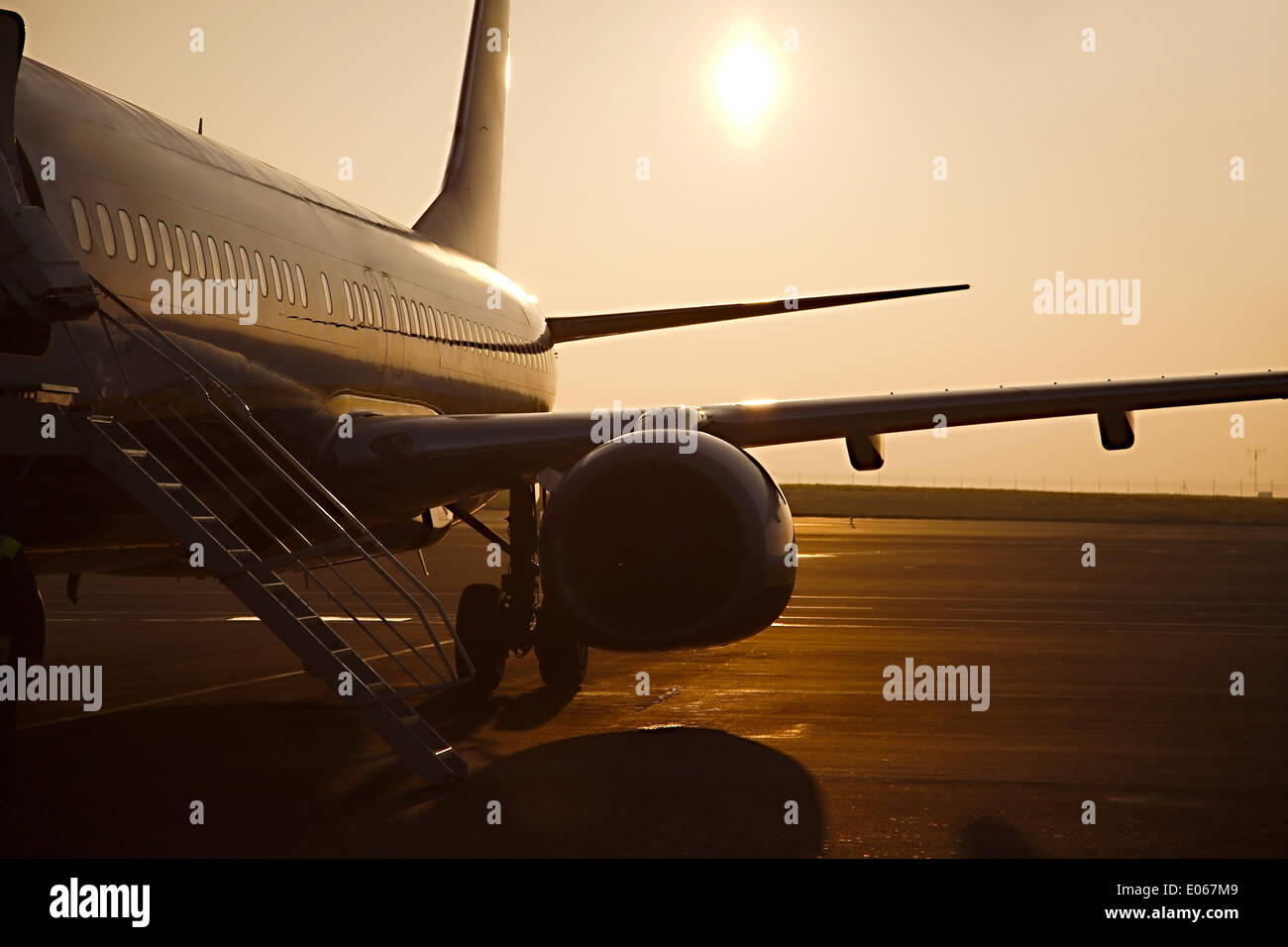 Avion de ligne Banque D'Images