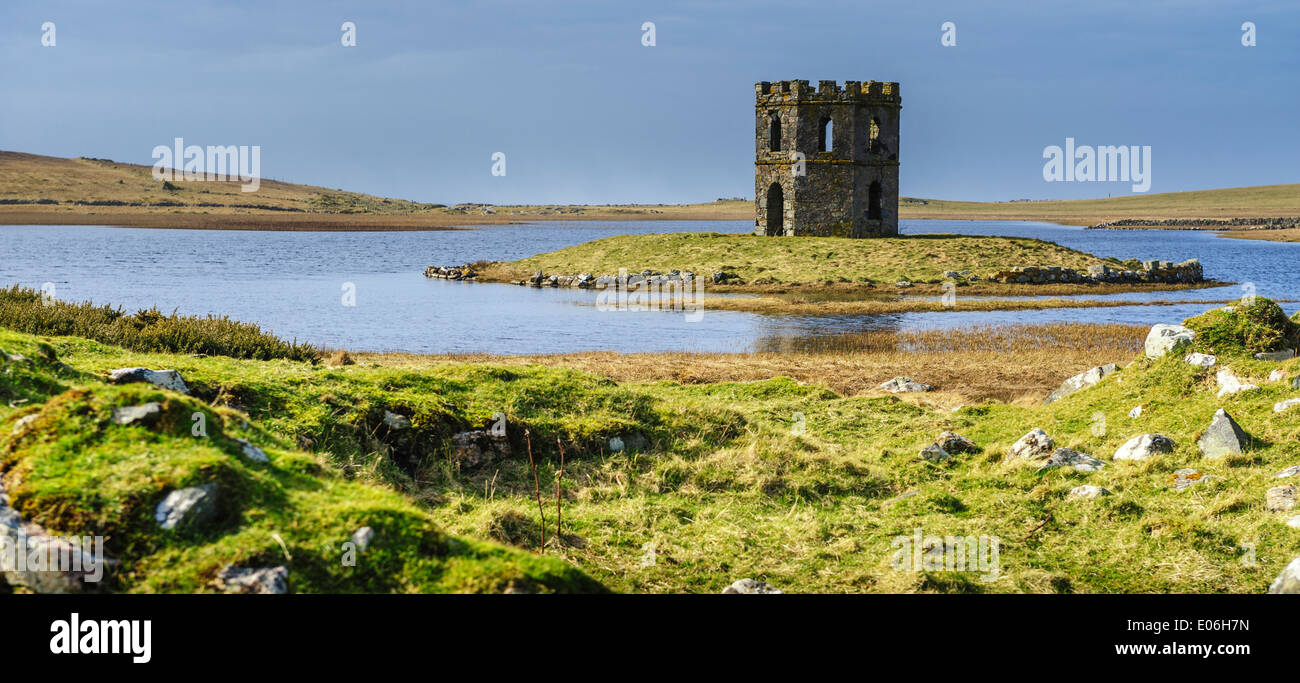 Folie à Scalpaig, North Uist, Hébrides extérieures, en Écosse Banque D'Images