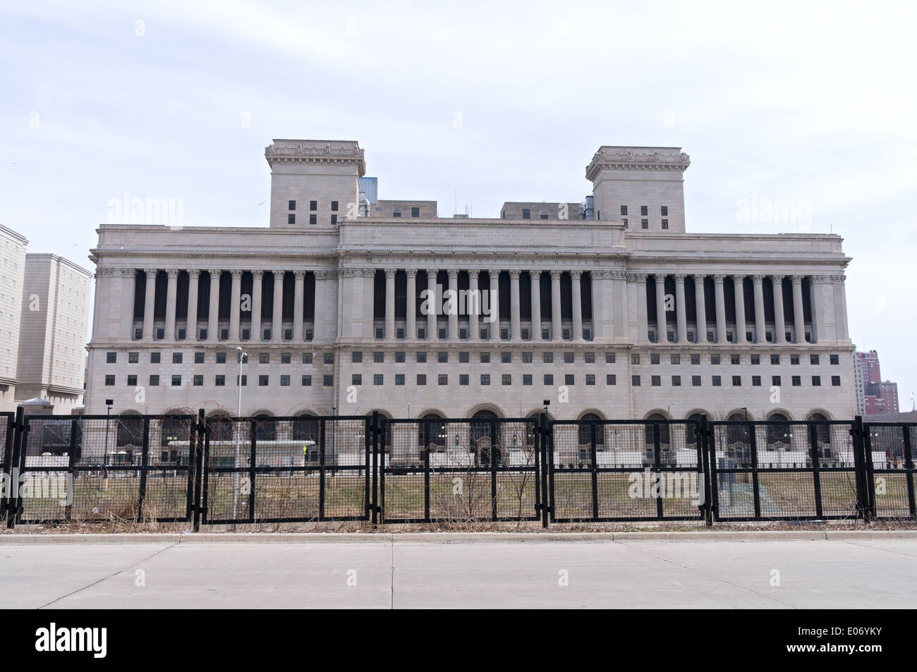 Milwaukee County Courthouse bâtiment en style néo-classique Banque D'Images