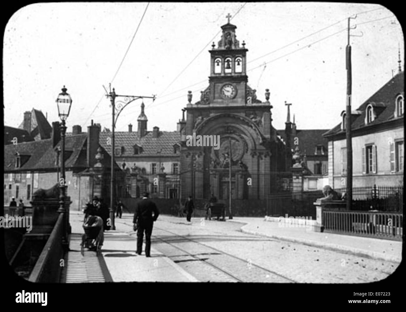 L'Hôpital de Dijon, site historique de France, contient une collection remarquable, conservée à la Bibliothèque de Toulouse, qui conserve l'histoire culturelle et médicale. Banque D'Images