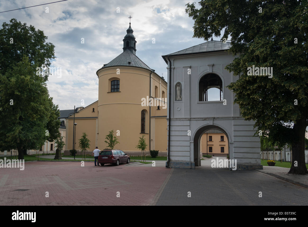 Basilique Cathédrale Holy Trinity dans Drohiczyn, l'est de la Pologne Banque D'Images