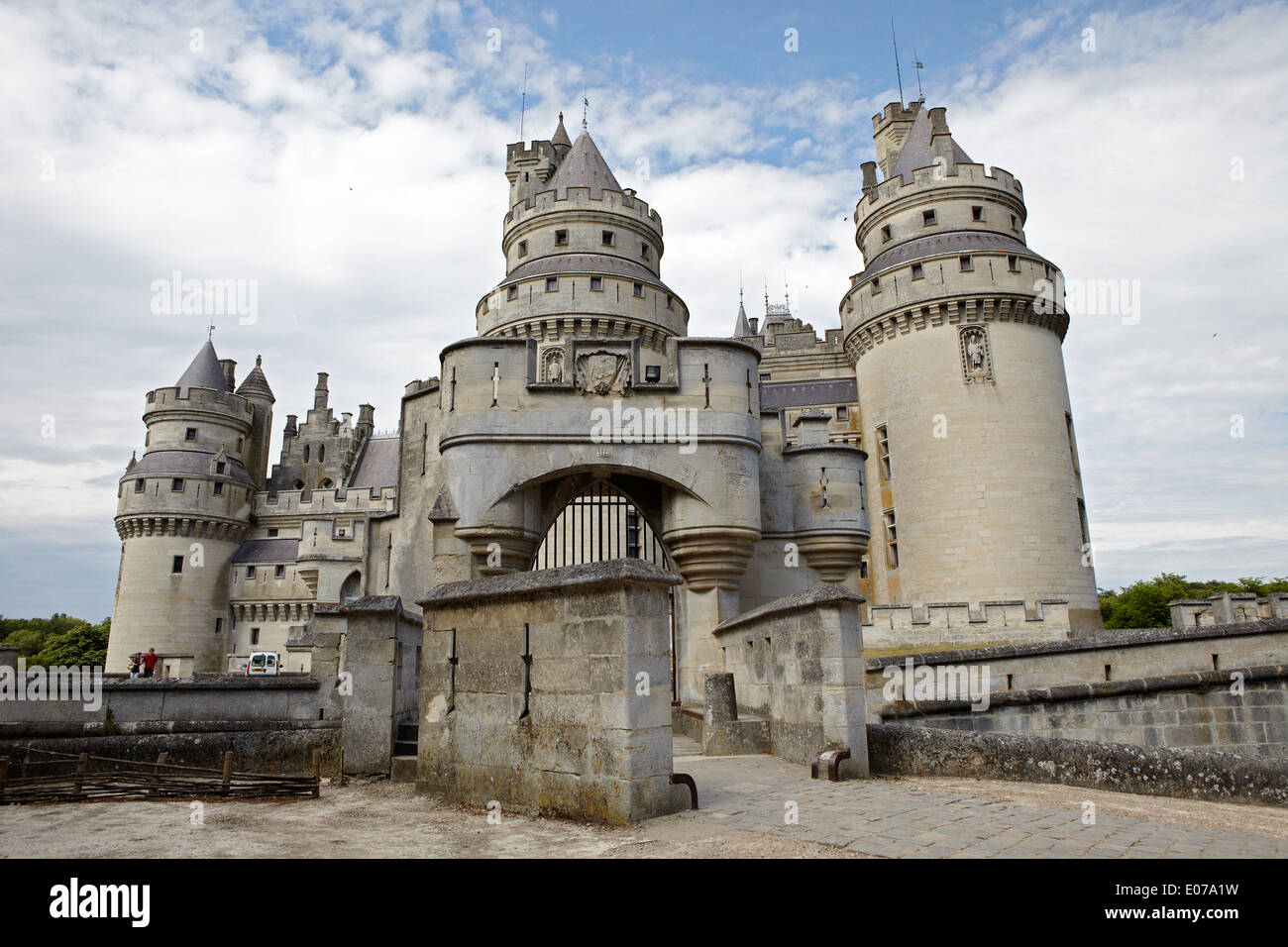 Château de Pierrefonds, France Banque D'Images