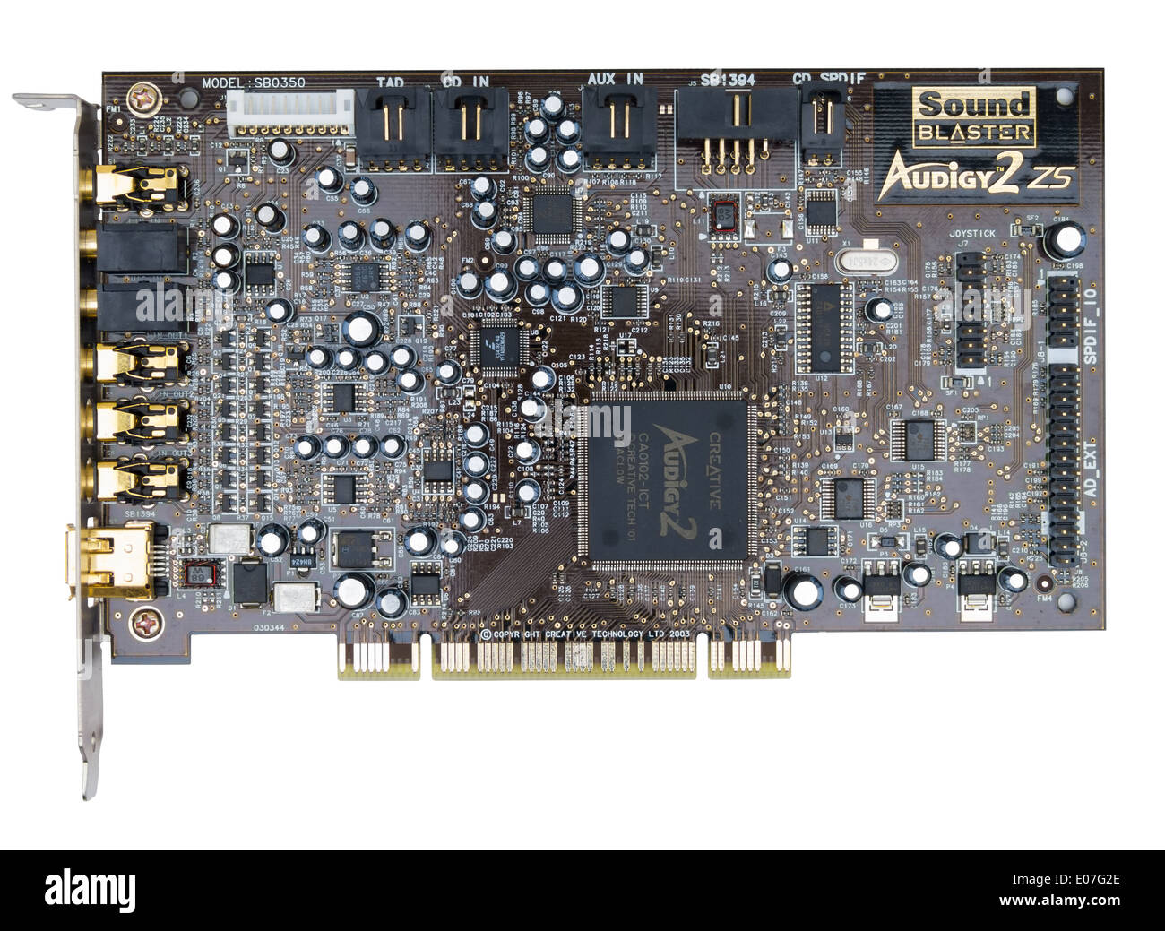 Carte son Banque D'Images