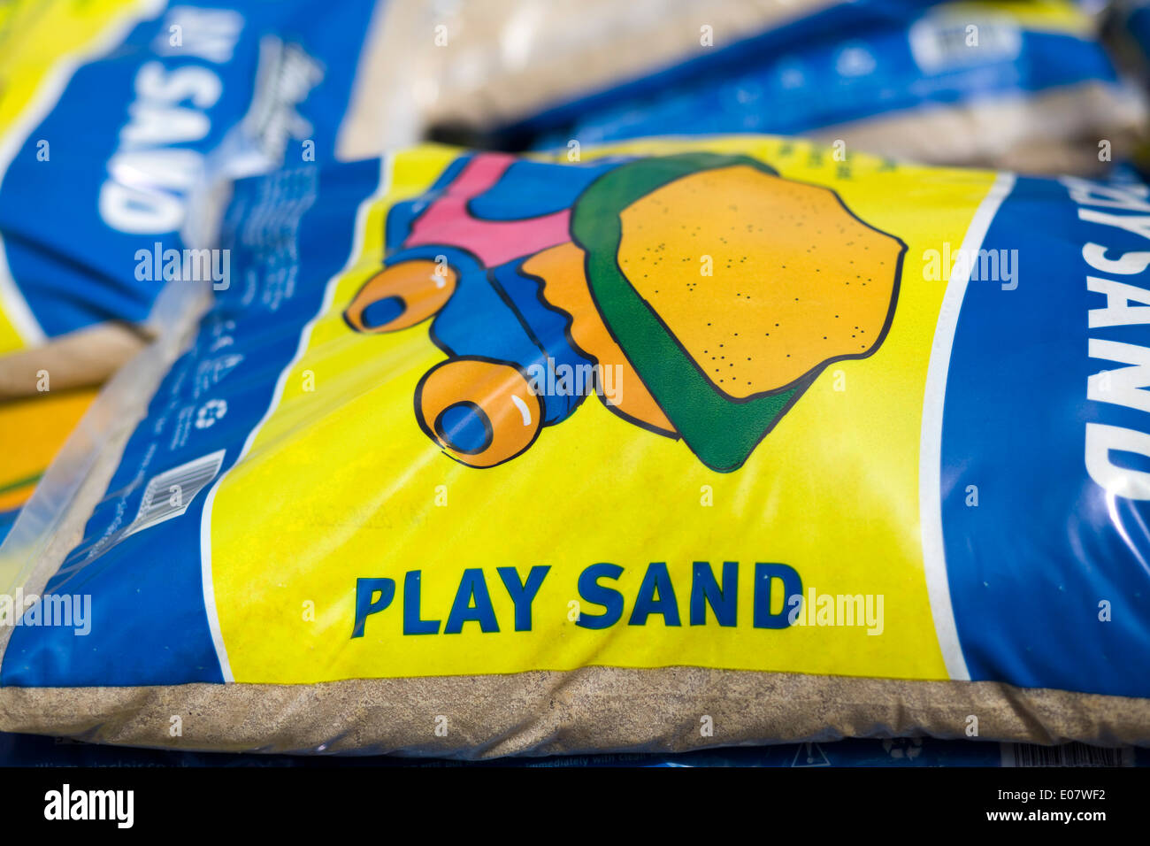 Sacs de sable de jeux pour enfants J Arthur Bower's Banque D'Images