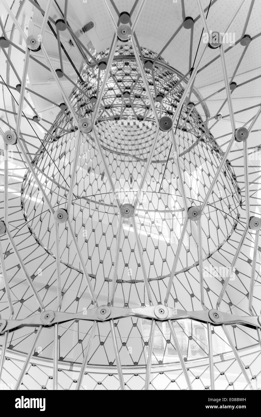 Escalier dans Somerset House, Londres, Royaume-Uni. Architecte : Eva Jiricna Architects Ltd, 2014. Banque D'Images