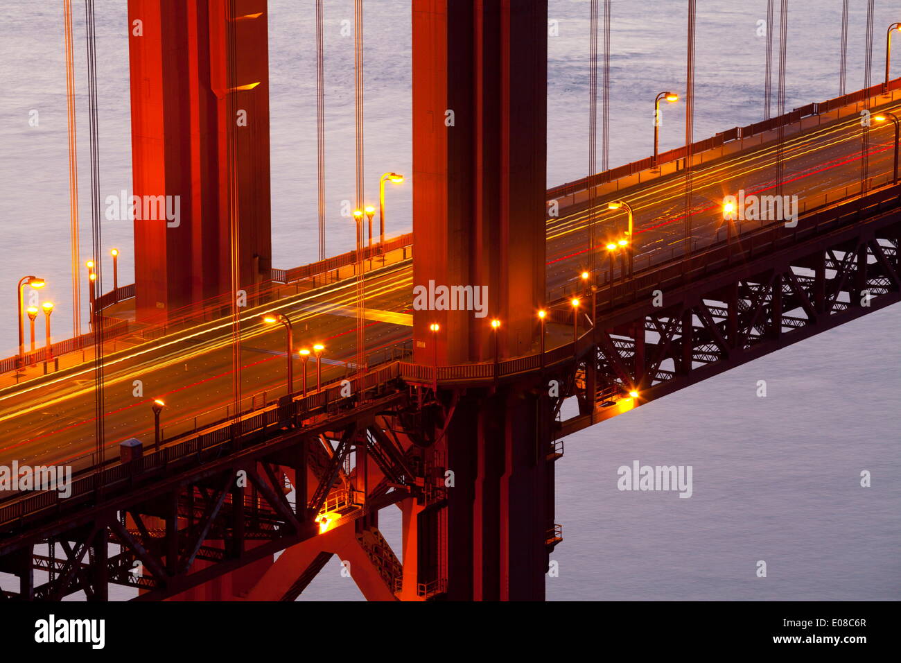 Close-up of the Golden Gate Bridge, San Francisco, Californie, États-Unis d'Amérique, Amérique du Nord Banque D'Images