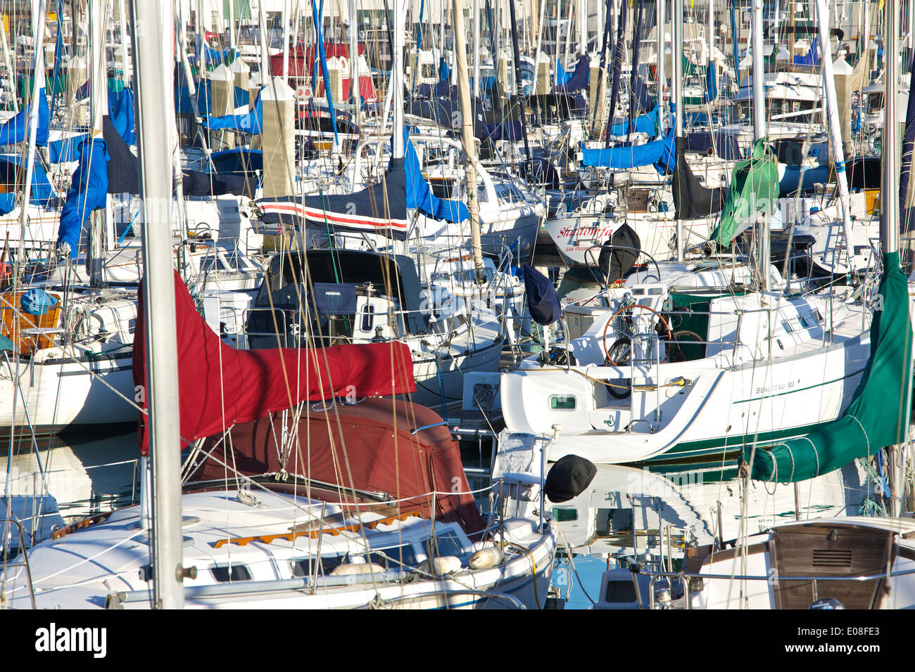 South Beach Marina, San Francisco. Banque D'Images