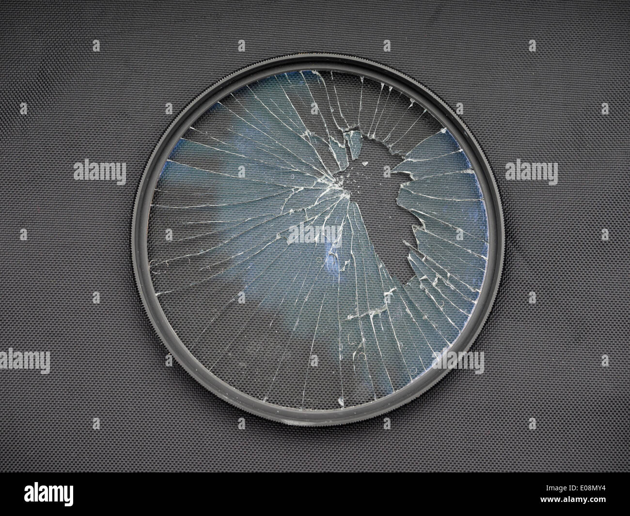 Filtre photographique brisée Banque D'Images
