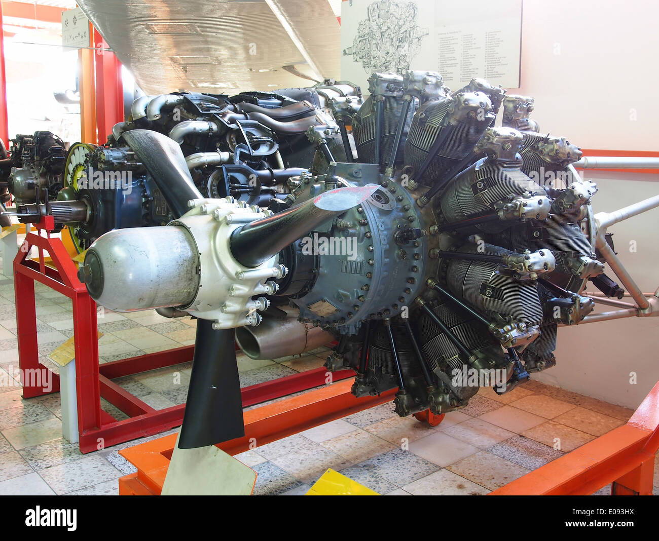 Pratt & Whitney R 2800 CB 17 moteur utilisé dans DC 6 Convair 440 et Banque D'Images