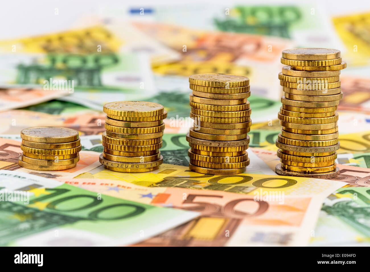 Euro Banque D'Images