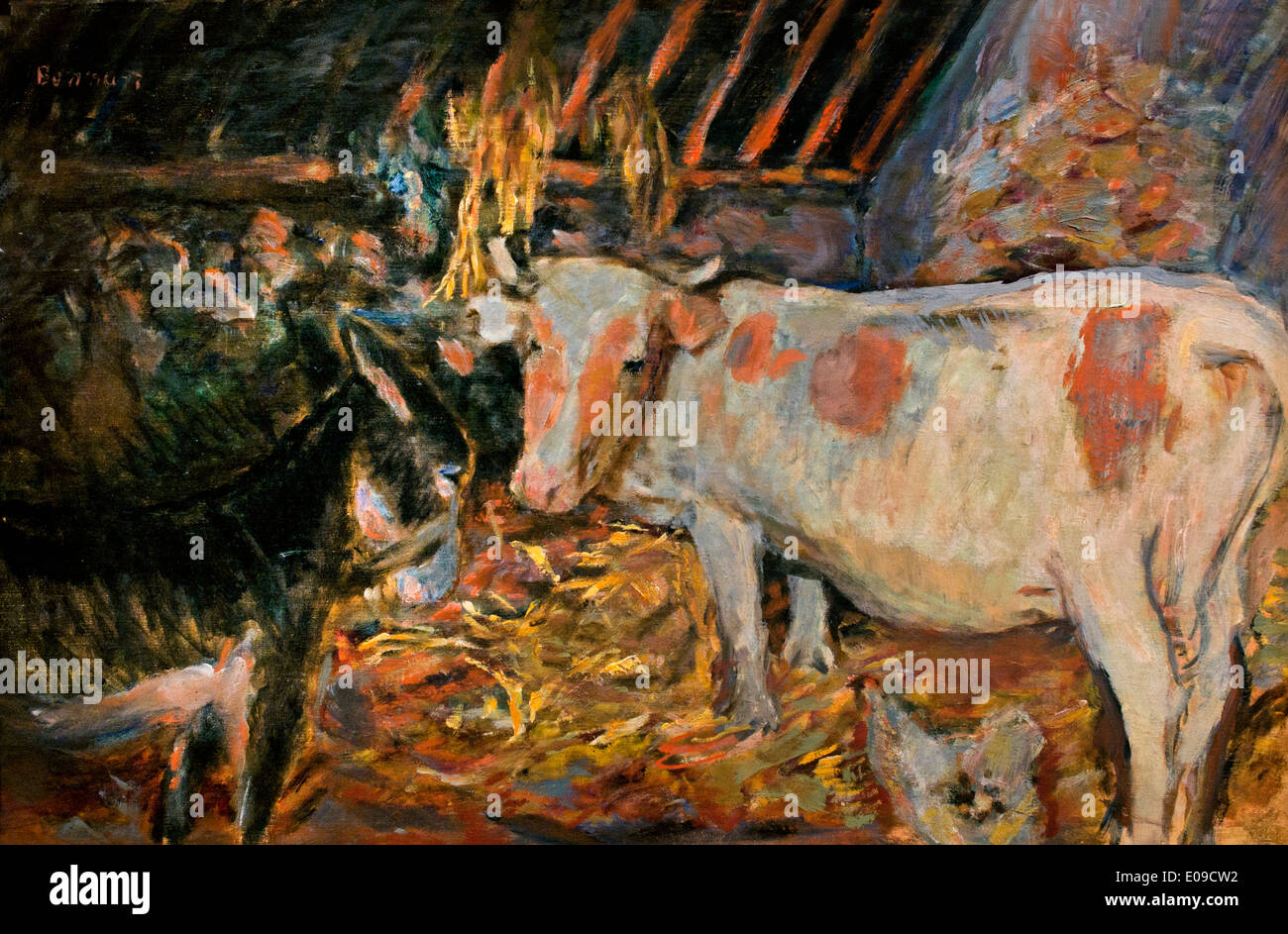 La Grange 1912 La vache dans l'étable de Pierre Bonnard France 1867 - 1947 Français Banque D'Images