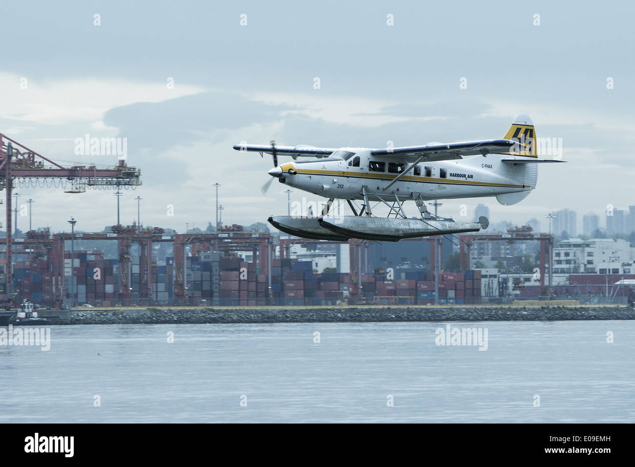 Canada, Vancouver, de l'eau plane taking off Banque D'Images