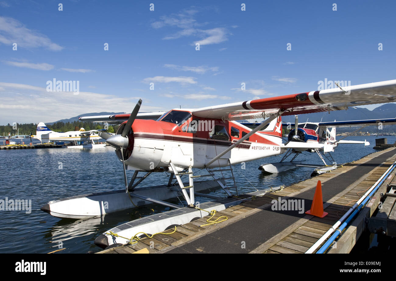 Canada, Vancouver, plan d'eau près de Coral Harbour Banque D'Images