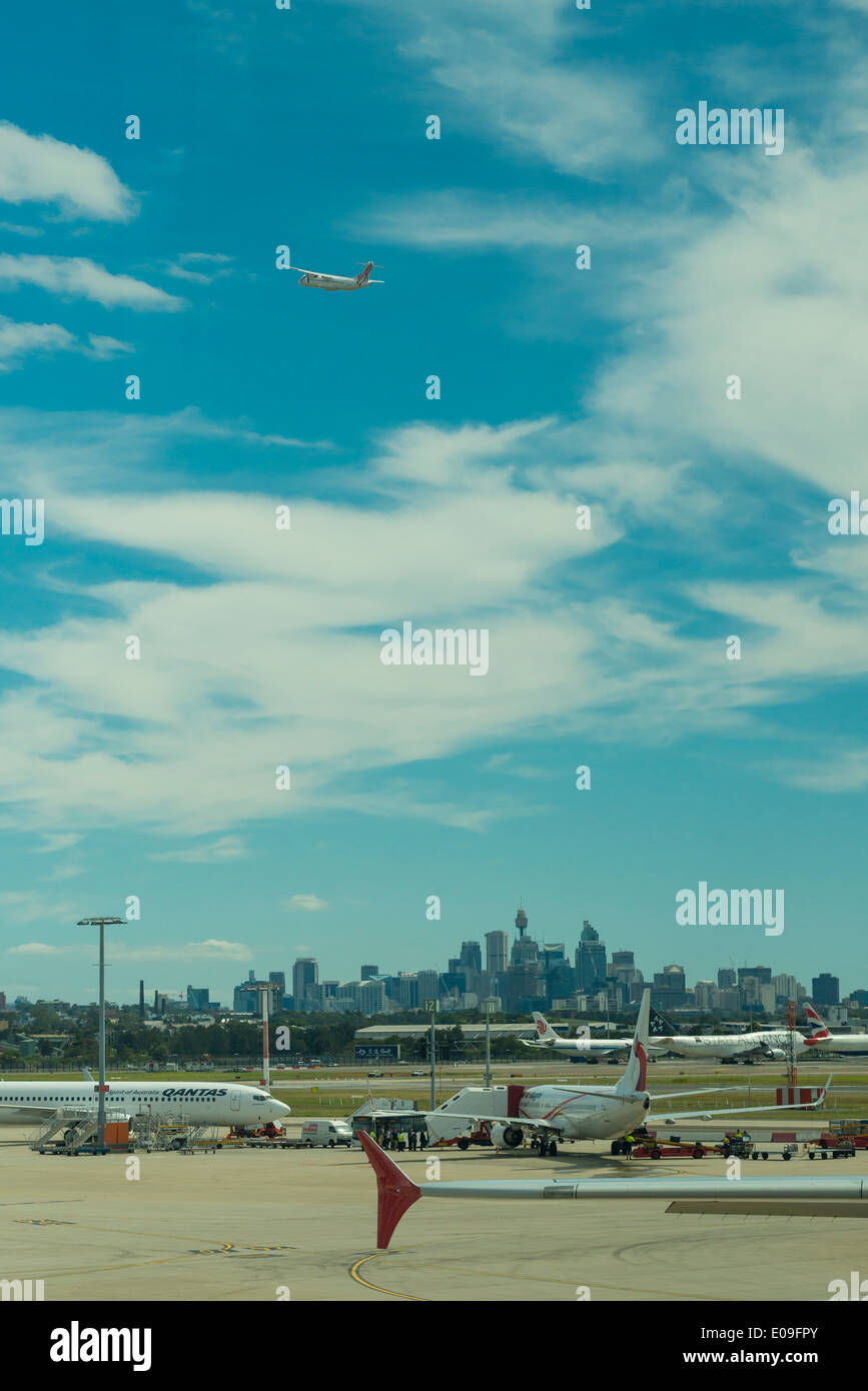 L'Australie, Sydney, Aéroport Banque D'Images