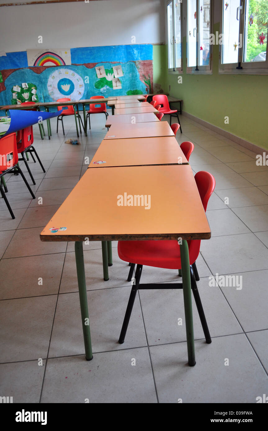 Classe de maternelle Banque D'Images