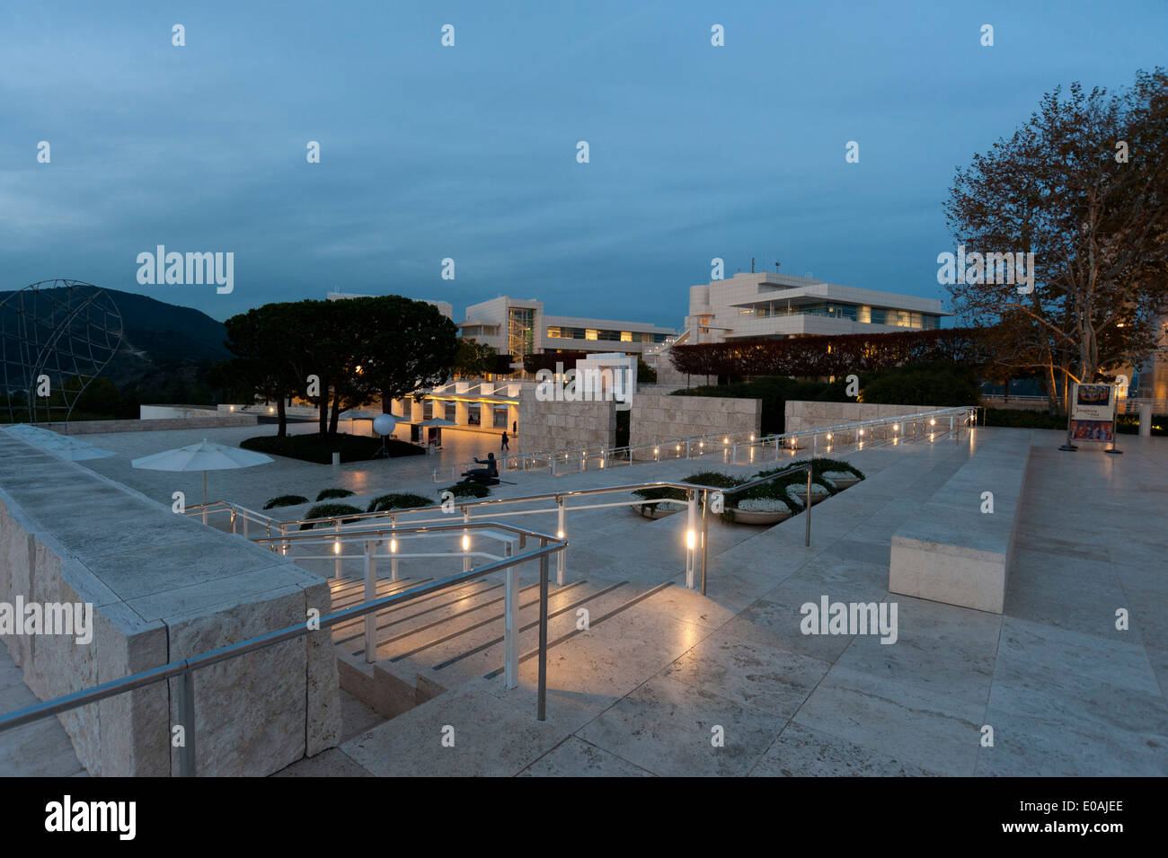 Getty Center, Los Angeles, Californie, USA. Banque D'Images
