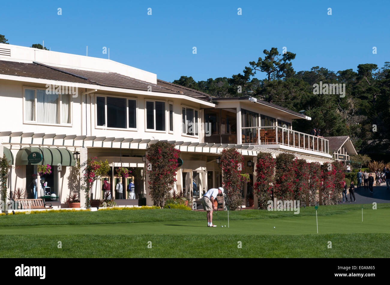 Pebble Beach Golf Course, 17 Miles Drive, Carmel, Californie, USA Banque D'Images