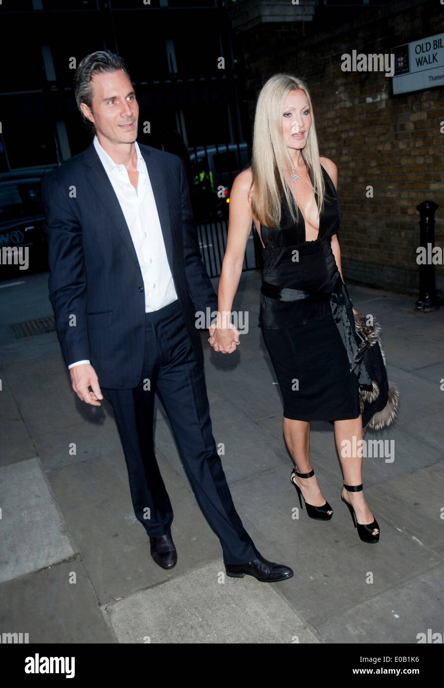 Londres, Royaume-Uni. 7e mai 2014. Caprice Bourret, une activité annuelle de collecte de fonds de l'aide de Gabrielle's Angel Foundation pour la recherche contre le cancer, à la vieille Billingsgate à Londres, en Angleterre. 7 mai 2014 Photo de Brian Jordan/Alamy Live News Banque D'Images