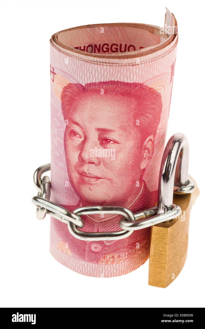Yuan chinois Banque D'Images