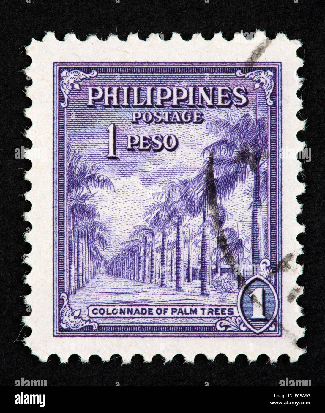 Timbre philippin Banque D'Images