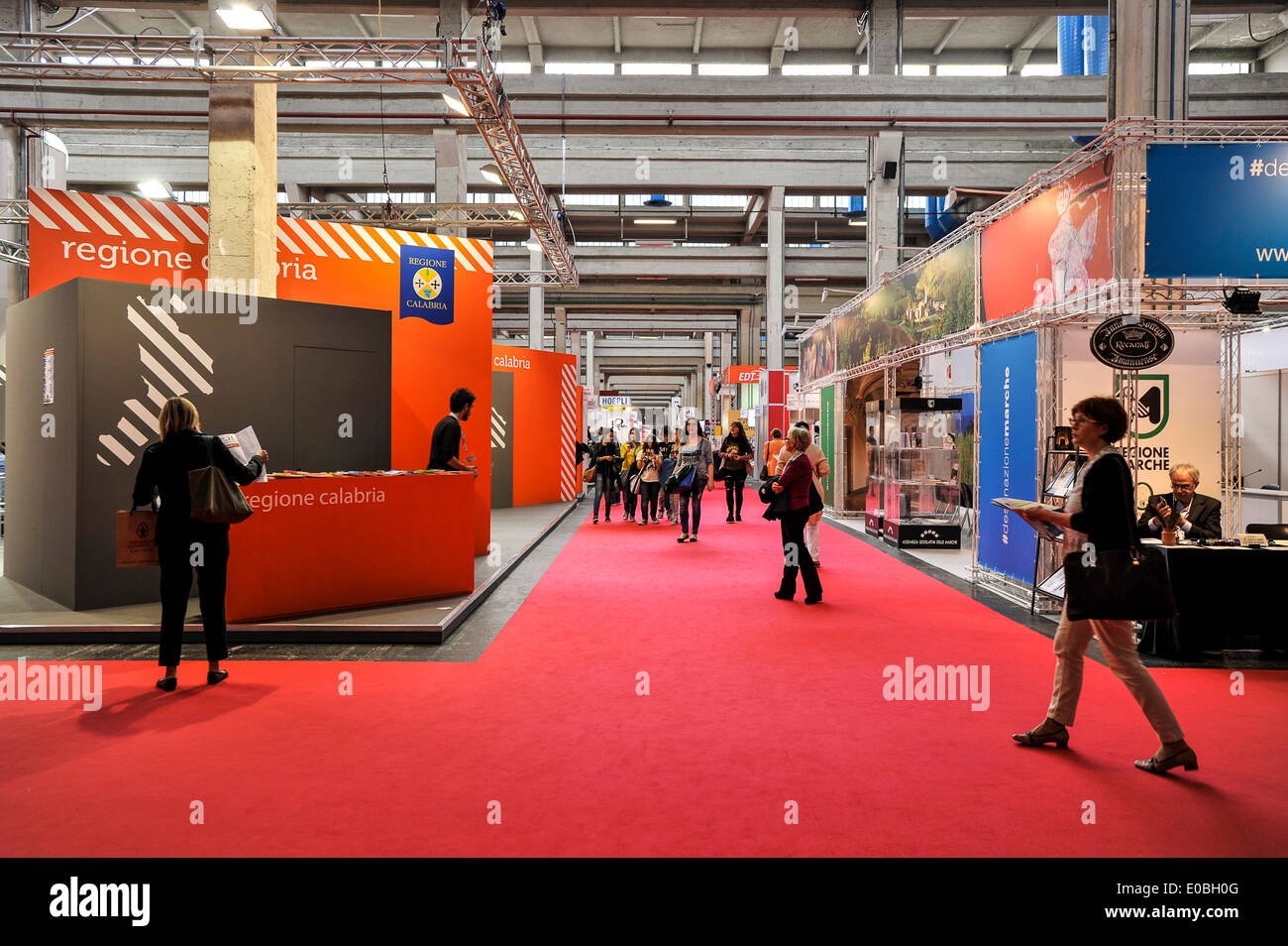 Italie Piémont Turin 27e Salon International du Livre 8 Mai 2014 Banque D'Images