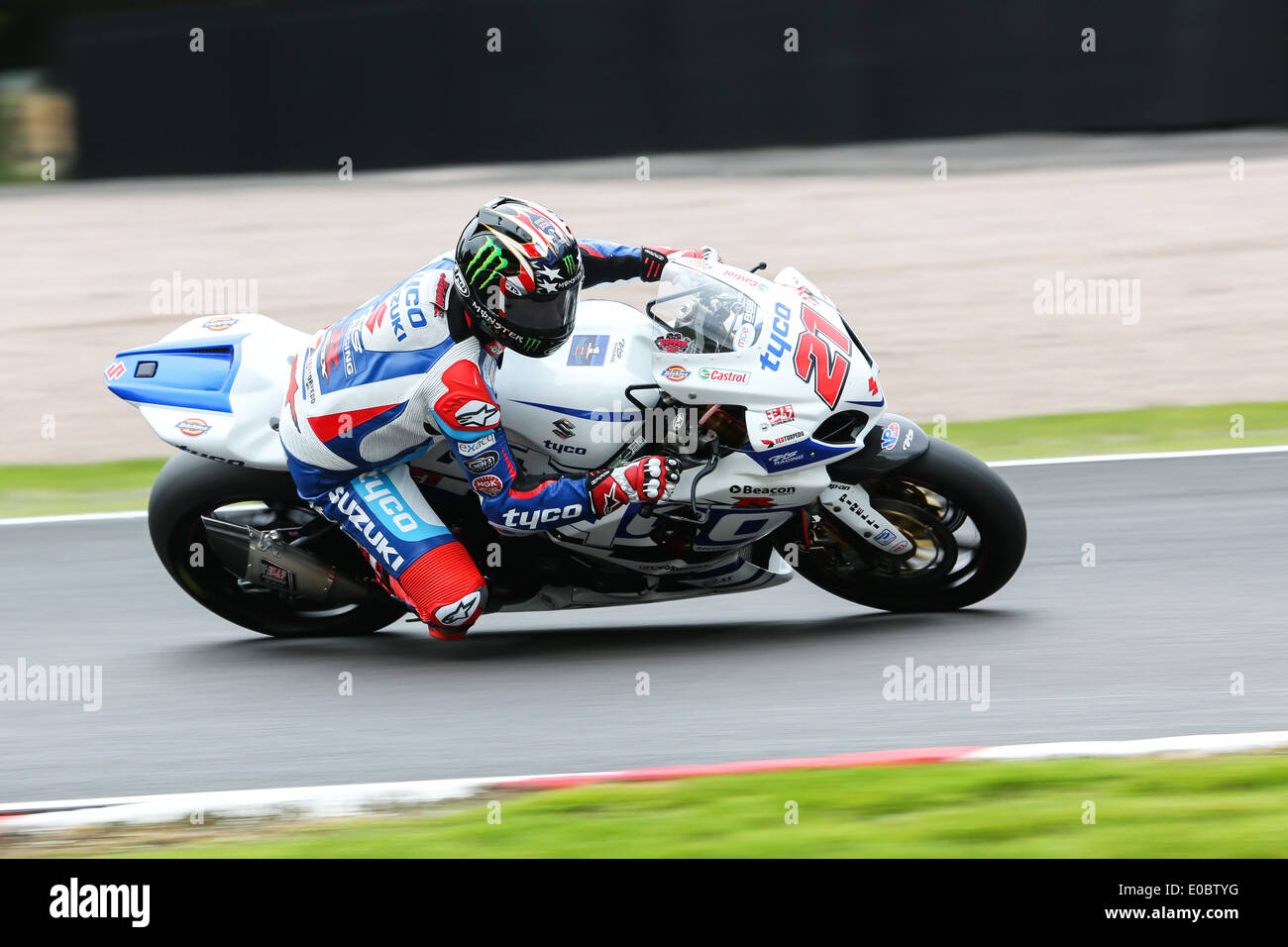 John Hopkins sur la Suzuki Tyco à Oulton Park Banque D'Images