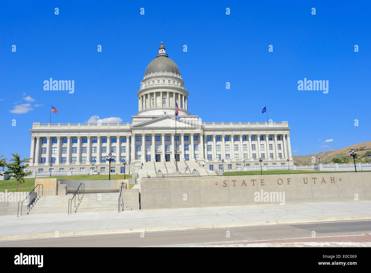 L'Utah State Capitol Building, Capitol Hill, Salt Lake City, Utah, USA Banque D'Images