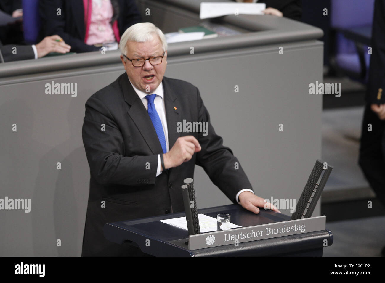 Berlin, Allemagne. 8 mai, 2014. Berlin, Allemagne. Mai 08th, 2014. 33e session du Parlement allemand - première consultation du projet d'une loi sur la réforme fondamentale de la Loi sur les énergies renouvelables et modifiant d'autres dispositions de la loi sur l'énergie déposée par le gouvernement fédéral allemand./Photo : Michael Fuchs, CDU Crédit : Reynaldo Paganelli/NurPhoto ZUMAPRESS.com/Alamy/Live News Banque D'Images