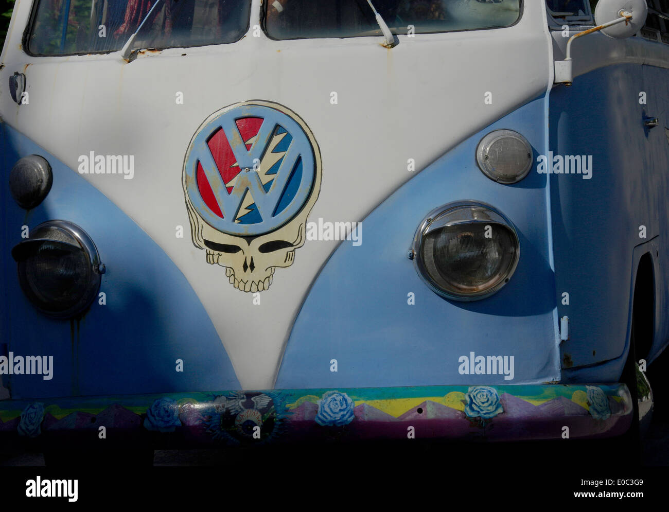 Volkswagen Bus à Key West Banque D'Images