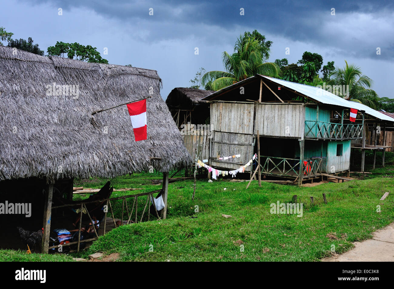 Fête de San Pedro à Santa Clara - IQUITOS . Département de Loreto .PÉROU Banque D'Images