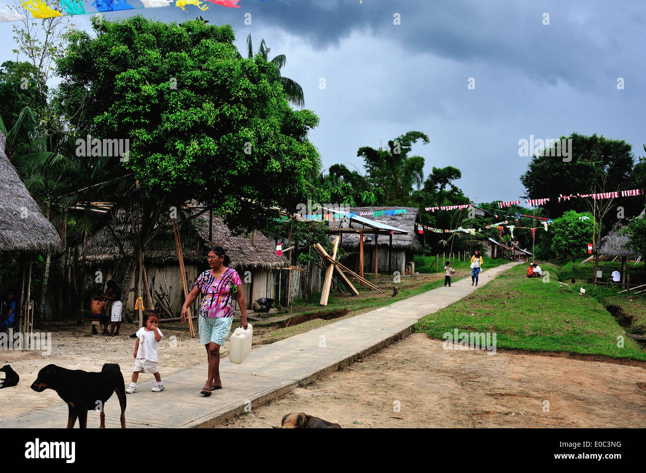 Fête de Santa Clara - IQUITOS . Département de Loreto .PÉROU Banque D'Images