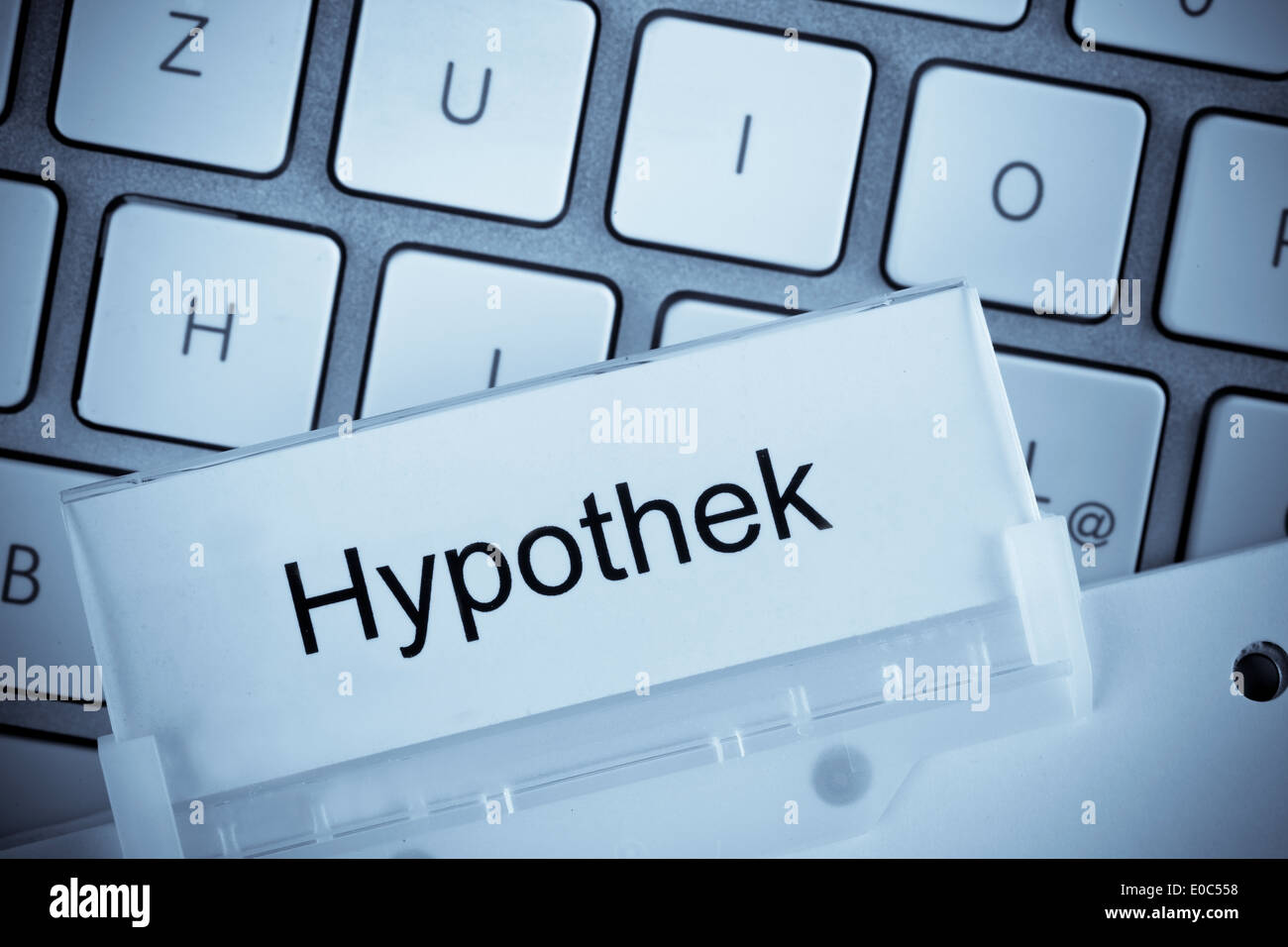 Registres de pente porte-documents dossiers achat maison construction maison construction de la société d'accord d'achat télévision buil Banque D'Images