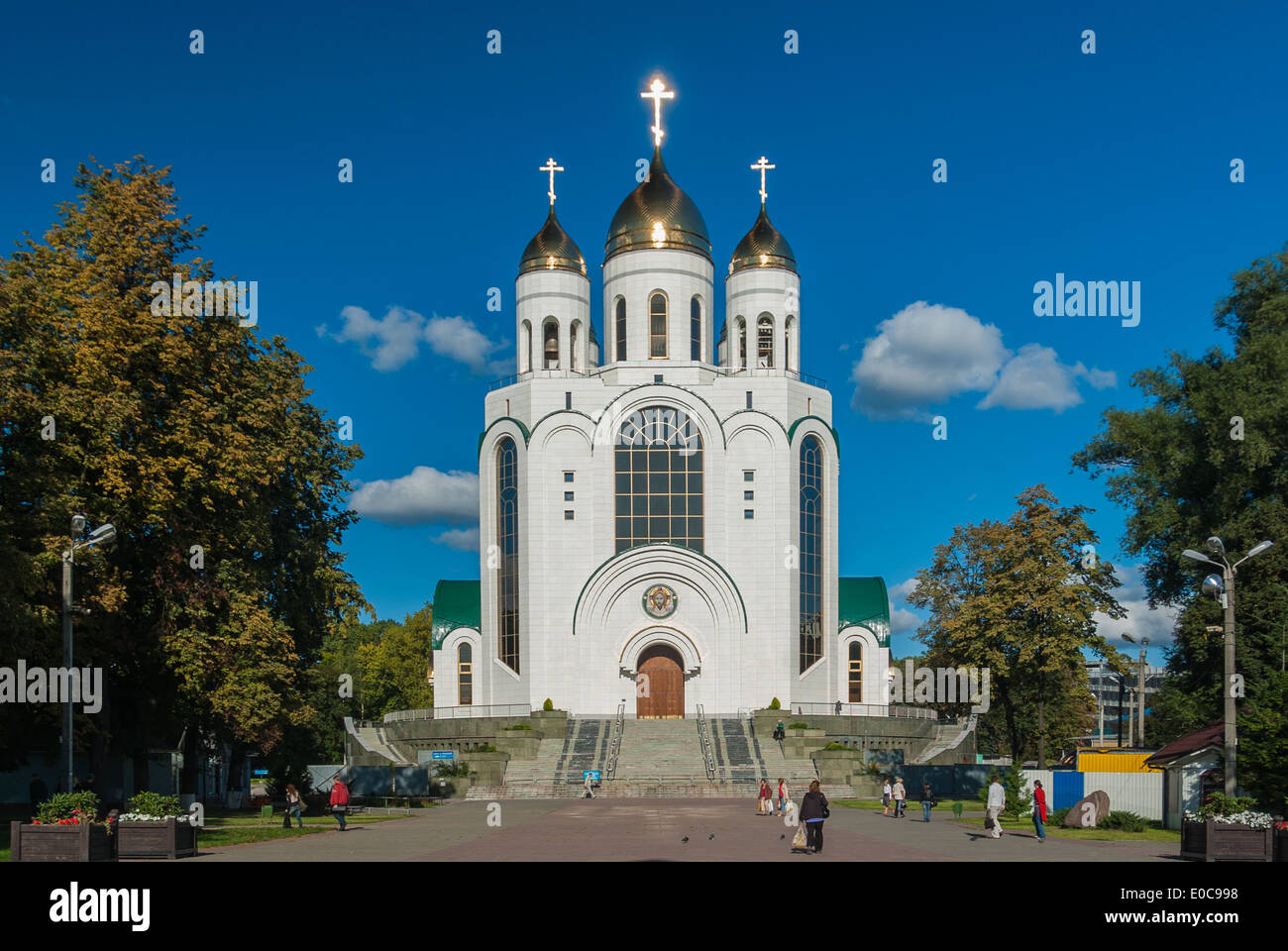 Cathédrale Orthodoxe Russe du Christ Sauveur, Kaliningrad, Russie Banque D'Images