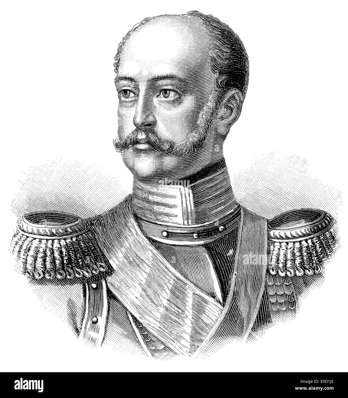 Nicholas I ou Nikolaï Pavlovitch ; 1796-1855, je l'empereur de Russie, roi de Pologne et Grand-duc de Finlande Banque D'Images